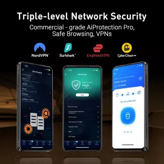 ASUS TUF-BE6500 (BE6500) WiFi 7 proširivi gaming ruter, 4x 2.5G, AiMesh