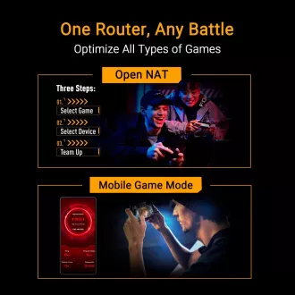ASUS Gaming Router TUF-BE9400 3-pojasni WiFi7 Router, 1x WAN, 3x LAN, AiMesh ASUS Gaming Router TUF-BE9400 3-pojasni WiFi7 Router, 1x WAN, 3x LAN, AiMesh