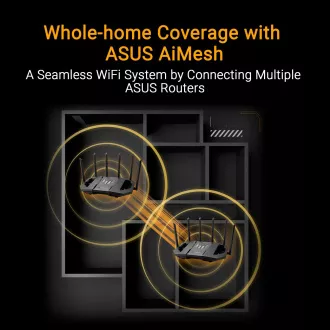 ASUS Gaming Router TUF-BE9400 3-pojasni WiFi7 Router, 1x WAN, 3x LAN, AiMesh ASUS Gaming Router TUF-BE9400 3-pojasni WiFi7 Router, 1x WAN, 3x LAN, AiMesh