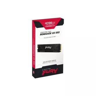 Kingston FURY RENEGADE G5 SSD 4TB M.2 2280 NVMe PCIe 5.0 (brzina prijenosa 14800 MB/s; brzina prijenosa 14000 MB/s)