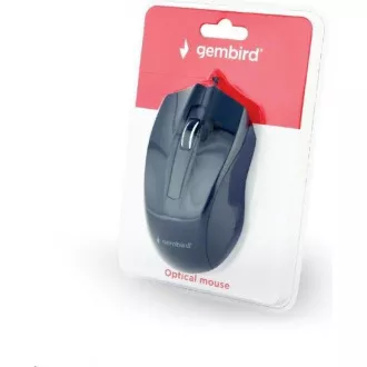 GEMBIRD miš MUS-3B-01, žičani, optički, 1000 dpi, USB, crni