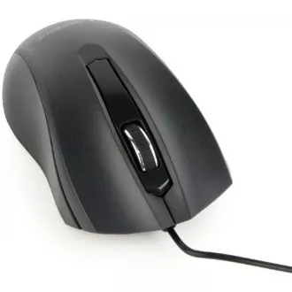 GEMBIRD miš MUS-3B-01, žičani, optički, 1000 dpi, USB, crni