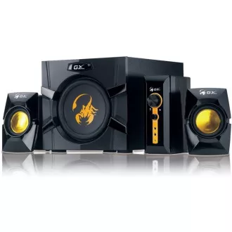 GENIUS zvučnici GX GAMING SW-G2.1 3000 Ver.II, 2.1, 80W, crni GENIUS zvučnici GX GAMING SW-G2.1 3000 Ver.II, 2.1, 80W, crni