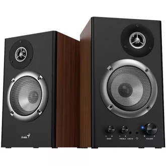 GENIUS zvučnik SP-HF1200B, 2.0, 36W, drveni, crno-smeđi GENIUS zvučnik SP-HF1200B, 2.0, 36W, drveni, crno-smeđi