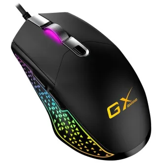 GENIUS miš GX GAMING Scorpion M705, žičani, RGB pozadinsko osvjetljenje, 800-7200 dpi, USB, 6 tipki, crni - Rabljen