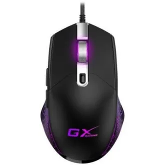 GENIUS miš GX GAMING Scorpion M705, žičani, RGB pozadinsko osvjetljenje, 800-7200 dpi, USB, 6 tipki, crni - Rabljen