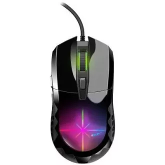 GENIUS miš GX GAMING Scorpion M715, žičani, 3D RGB pozadinsko osvjetljenje, 800-7200 dpi, USB, 6 tipki, crni