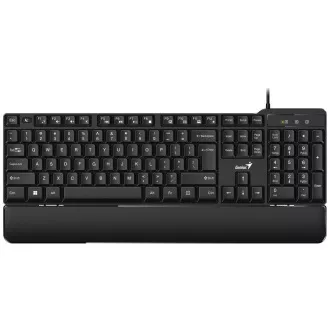 GENIUS tipkovnica KB-100XP, Žičana, Ergo pad, USB, CZ+SK raspored