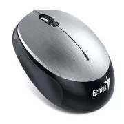 GENIUS miš NX-9000BT/ Bluetooth 4.0/ 1200 dpi/ bežični/ punjiva baterija/ srebrni
