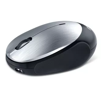 GENIUS miš NX-9000BT/ Bluetooth 4.0/ 1200 dpi/ bežični/ punjiva baterija/ srebrni