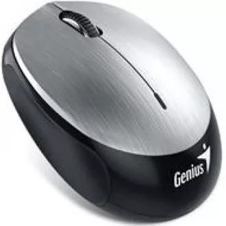 GENIUS miš NX-9000BT/ Bluetooth 4.0/ 1200 dpi/ bežični/ punjiva baterija/ srebrni