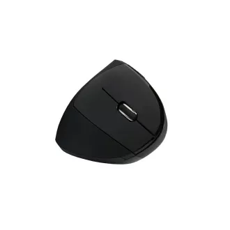 C-TECH miš VEM-09C, vertikalni, 6 tipki, crni, USB