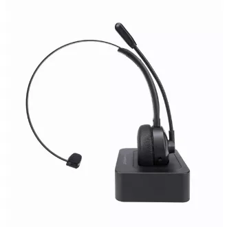 GEMBIRD Slušalica BTHS-M-01, pogodna za call centre, mikrofon, Bluetooth, crna