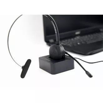 GEMBIRD Slušalica BTHS-M-01, pogodna za call centre, mikrofon, Bluetooth, crna