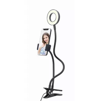 GEMBIRD selfie kamera LED prsten s držačem za telefon, USB GEMBIRD selfie kamera LED prsten s držačem za telefon, USB