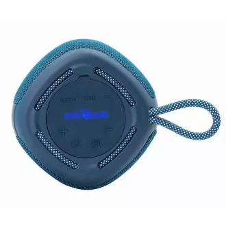 GEMBIRD Repro SPK-BT-LED-03-B, Bluetooth, 5W, RGB LED pozadinsko osvjetljenje, plava