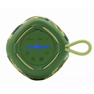 GEMBIRD Repro SPK-BT-LED-03-CM, Bluetooth, 5W, RGB LED pozadinsko osvjetljenje, Camo