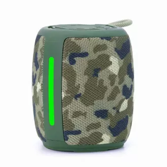 GEMBIRD Repro SPK-BT-LED-03-CM, Bluetooth, 5W, RGB LED pozadinsko osvjetljenje, Camo