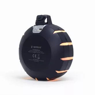 GEMBIRD Repro SPK-BTOD-01, Outdoor, Bluetooth, 3W, RGB LED pozadinsko osvjetljenje, crna GEMBIRD Repro SPK-BTOD-01, Outdoor, Bluetooth, 3W, RGB LED pozadinsko osvjetljenje, crna