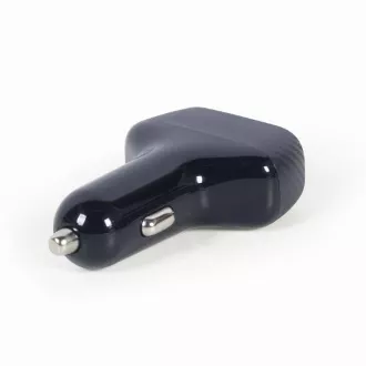 GEMBIRD Auto punjač, 2x USB, brzi punjač, QC3.0, 36 W, crni