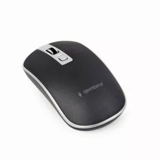 GEMBIRD miš MUSW-4B-06, crno-srebrni, bežični, USB nano prijemnik GEMBIRD miš MUSW-4B-06, crno-srebrni, bežični, USB nano prijemnik