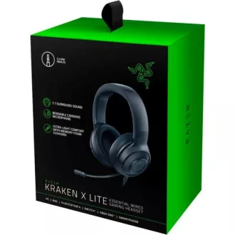 RAZER Gaming slušalice Kraken X Lite, 3,5 mm jack, crne
