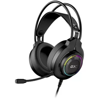 GENIUS slušalice s mikrofonom GX GAMING HS-GX580U, USB, RGB, crne