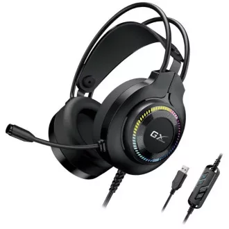GENIUS slušalice s mikrofonom GX GAMING HS-GX580U, USB, RGB, crne