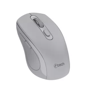 C-TECH miš Dvostruki način rada WLM-12GR, bežični, 1600DPI, 6 tipki, sivi, USB nano prijemnik