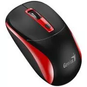 GENIUS miš NX-7123/ 1200 dpi/ bežični/ Copilot/ crno-crveni