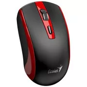 GENIUS miš ECO-8150/ 1200 dpi/ bežični/ punjivi/ Copilot/ crno-crveni