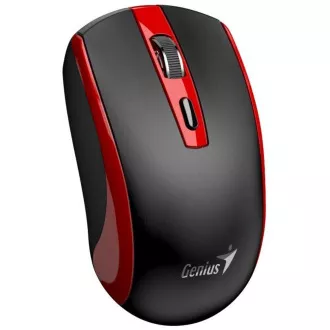 GENIUS miš ECO-8150/ 1200 dpi/ bežični/ punjivi/ Copilot/ crno-crveni