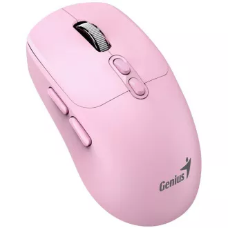 GENIUS miš NX-8080S BT/ dual Bluetooth + 2.4GHz/ 1600 dpi/ Copilot/ bežični/ tihi/ roza