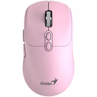 GENIUS miš NX-8080S BT/ dual Bluetooth + 2.4GHz/ 1600 dpi/ Copilot/ bežični/ tihi/ roza