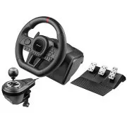 TRACER Volan SimRacer 6u1, Volan, Papučice, Ručni mjenjač, Crni