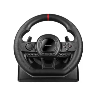 TRACER Volan SimRacer 6u1, Volan, Papučice, Ručni mjenjač, Crni