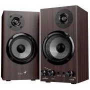 GENIUS zvučnik SP-HF520BT, BT, 3,5 mm priključak, 20 W, tamno drvo