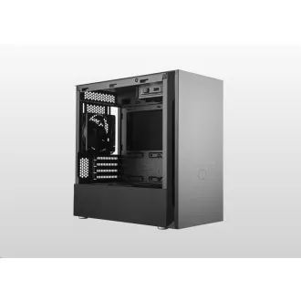 Kućište Cooler Master Silencio S400 Steel, mATX, 2x 120 mm ventilator, crno