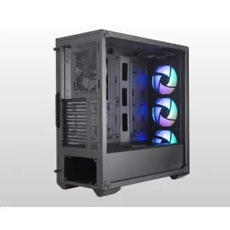 Cooler Master kućište MasterBox MB520 ARGB, E-ATX, prozirna bočna ploča, 3x 120 mm ARGB ventilator, 1x 120 mm ventilator, crna Cooler Master kućište MasterBox MB520 ARGB, E-ATX, prozirna bočna ploča, 3x 120 mm ARGB ventilator, 1x 120 mm ventilator, crna