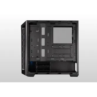 Cooler Master kućište MasterBox MB520 ARGB, E-ATX, prozirna bočna ploča, 3x 120 mm ARGB ventilator, 1x 120 mm ventilator, crna Cooler Master kućište MasterBox MB520 ARGB, E-ATX, prozirna bočna ploča, 3x 120 mm ARGB ventilator, 1x 120 mm ventilator, crna