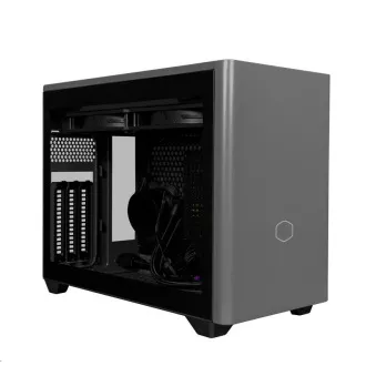 Cooler Master kućište MasterBox NR200P Max, mITX, vodeni hladnjak, 850W napajanje, siva