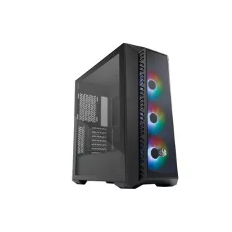 Cooler Master kućište MasterBox 520 Mesh, ATX, prozirna bočna ploča, 3x 120 mm ARGB ventilator, ARGB Hub, crna