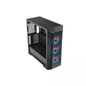 Cooler Master kućište MasterBox 520 Mesh, ATX, prozirna bočna ploča, 3x 120 mm ARGB ventilator, ARGB Hub, crna