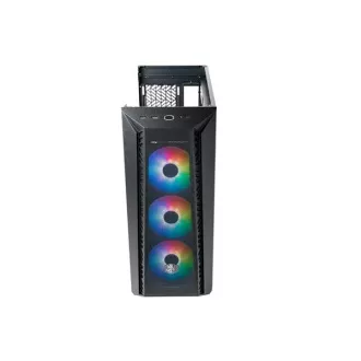Cooler Master kućište MasterBox 520 Mesh, ATX, prozirna bočna ploča, 3x 120 mm ARGB ventilator, ARGB Hub, crna