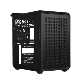 Cooler Master kućište Qube 500 Flatpack, E-ATX, prozirna bočna ploča, 1x 120 mm ventilator, crno