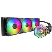 Cooler Master MasterLiquid 360 Atmos ARGB vodeni hladnjak, 3x120mm, LGA1851, AM5, crni