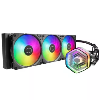 Cooler Master MasterLiquid 360 Atmos ARGB vodeni hladnjak, 3x120mm, LGA1851, AM5, crni Cooler Master MasterLiquid 360 Atmos ARGB vodeni hladnjak, 3x120mm, LGA1851, AM5, crni