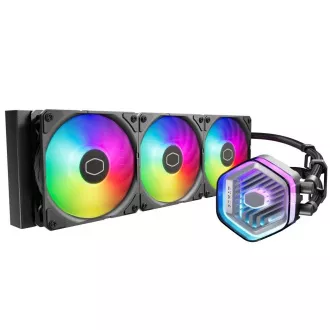 Cooler Master MasterLiquid 360 Atmos ARGB vodeni hladnjak, 3x120mm, LGA1851, AM5, crni Cooler Master MasterLiquid 360 Atmos ARGB vodeni hladnjak, 3x120mm, LGA1851, AM5, crni