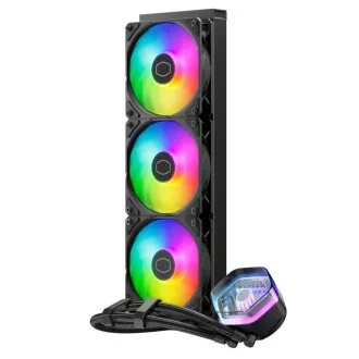 Cooler Master MasterLiquid 360 Atmos ARGB vodeni hladnjak, 3x120mm, LGA1851, AM5, crni Cooler Master MasterLiquid 360 Atmos ARGB vodeni hladnjak, 3x120mm, LGA1851, AM5, crni