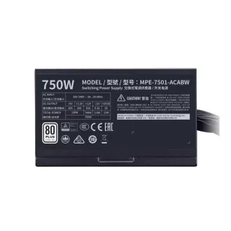 Cooler Master izvor napajanja MWE Bijela 750W V2, 120mm, 80+ Bronca